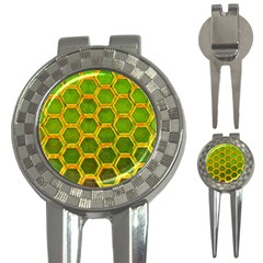 Hexagon Windows 3-in-1 Golf Divots by essentialimage365