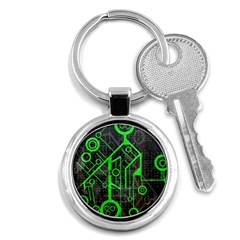 Tech Key Chain (round) by ExtraAwesomeSauce