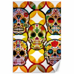 Sugar Skulls Canvas 24  X 36  by ExtraAwesomeSauce
