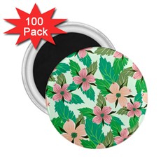 Floral Pattern 2 25  Magnets (100 Pack)  by ExtraAwesomeSauce