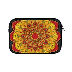Mandela Flower Orange And Red Apple Ipad Mini Zipper Cases by ExtraAwesomeSauce