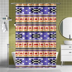 Native American Pattern Shower Curtain 48  X 72  (small)  by ExtraAwesomeSauce