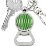 Clover Leaf Shamrock St Patricks Day Bottle Opener Key Chain Front