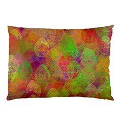 Easter Egg Colorful Texture Pillow Case by Dutashop