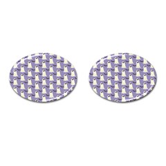 Halloween Ghost Bat Cufflinks (oval) by Dutashop