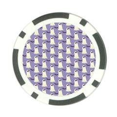 Halloween Ghost Bat Poker Chip Card Guard by Dutashop