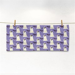 Halloween Ghost Bat Hand Towel by Dutashop