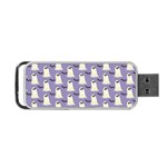 Halloween Ghost Bat Portable USB Flash (One Side) Front