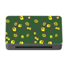 Yellow Flowers Memory Card Reader With Cf by Eskimos