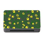 Yellow flowers Memory Card Reader with CF Front