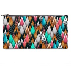 Abstract Triangle Tree Pencil Case by Dutashop