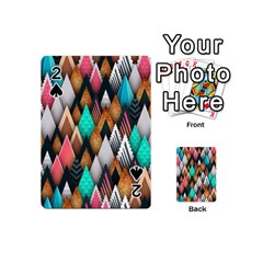 Abstract Triangle Tree Playing Cards 54 Designs (mini) by Dutashop