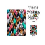 Abstract Triangle Tree Playing Cards 54 Designs (Mini) Front - SpadeA