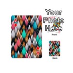 Abstract Triangle Tree Playing Cards 54 Designs (Mini) Front - DiamondA