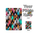 Abstract Triangle Tree Playing Cards 54 Designs (Mini) Front - Club5
