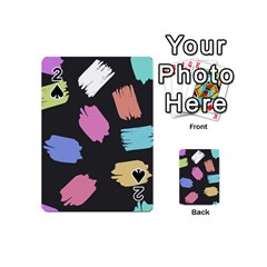 Many Colors Pattern Seamless Playing Cards 54 Designs (mini) by Dutashop