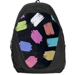 Many Colors Pattern Seamless Backpack Bag by Dutashop