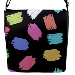 Many Colors Pattern Seamless Flap Closure Messenger Bag (s) by Dutashop