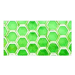 Hexagon Windows Satin Shawl by essentialimage365
