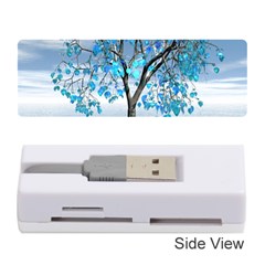 Crystal Blue Tree Memory Card Reader (stick) by icarusismartdesigns