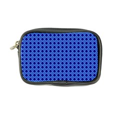 Basket Weave Basket Pattern Blue Coin Purse by Dutashop