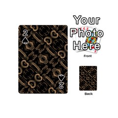 Modern Intricate Print Pattern Playing Cards 54 Designs (mini) by dflcprintsclothing