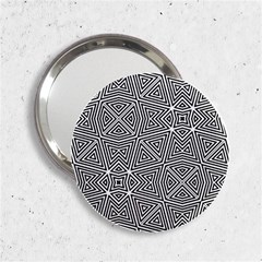 Pattern Formes Geometriques 2 25  Handbag Mirrors by kcreatif