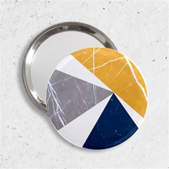 Abstrait Triangles Jaune/bleu/gris 2 25  Handbag Mirrors by kcreatif