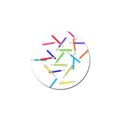 Pen Pencil Color Write Tool Golf Ball Marker by Dutashop