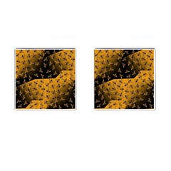 Pattern Abeilles Cufflinks (square) by kcreatif
