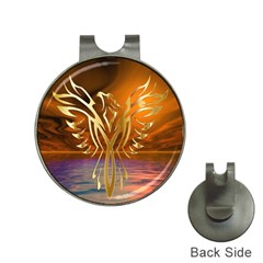 Pheonix Rising Hat Clips With Golf Markers by icarusismartdesigns