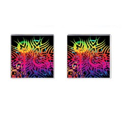 Abstract Jungle Cufflinks (square) by icarusismartdesigns