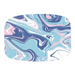 Blue Vivid Marble Pattern Mini Square Pill Box by goljakoff