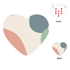Abstract Shapes  Playing Cards Single Design (heart) by Sobalvarro