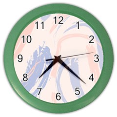 Marble Stains  Color Wall Clock by Sobalvarro