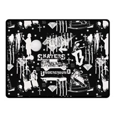 Skater-underground2 Double Sided Fleece Blanket (small)  by PollyParadise
