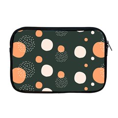 Black Peach White  Apple Macbook Pro 17  Zipper Case by Sobalvarro