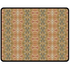 Vintage Ornate Geometric Pattern Double Sided Fleece Blanket (medium)  by dflcprintsclothing