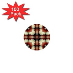 Royal Plaid  1  Mini Buttons (100 Pack)  by LW41021