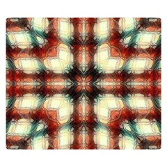 Royal Plaid  Double Sided Flano Blanket (small)  by LW41021