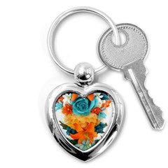 Spring Flowers Key Chain (heart) by LW41021