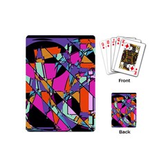 Abstract  Playing Cards Single Design (mini) by LW41021