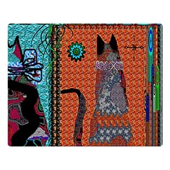 Cats Double Sided Flano Blanket (large)  by LW41021