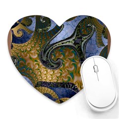 Sea Of Wonder Heart Mousepads by LW41021