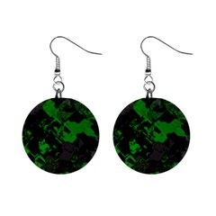 Cyber Camo Mini Button Earrings by MRNStudios