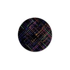 Criss-cross Pattern (multi-colored) Golf Ball Marker (10 Pack) by LyleHatchDesign