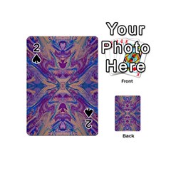 Wings Repeats Playing Cards 54 Designs (mini) by kaleidomarblingart