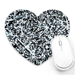 Beyond Abstract Heart Mousepads by LW323