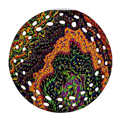 Goghwave Round Filigree Ornament (two Sides) by LW323