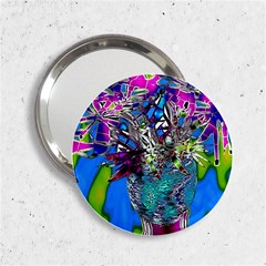 Exotic Flowers In Vase 2 25  Handbag Mirrors by LW323